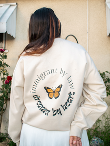 Immigrant & Dreamer Butterfly Crewneck